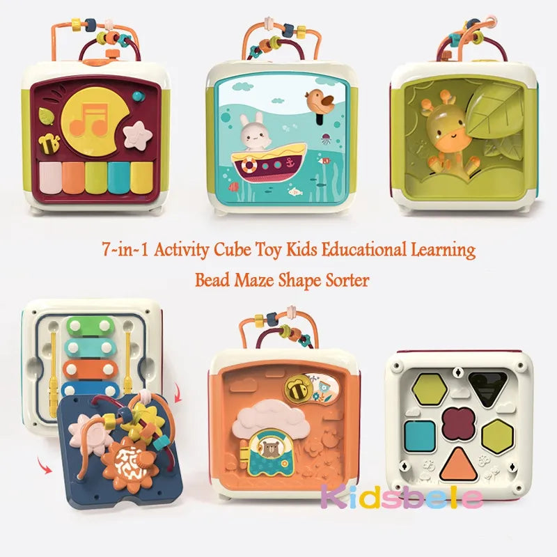 7 in 1 Educational Shape Sorter Musical Toy