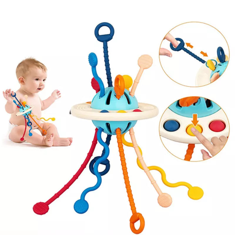 Pull String Sensory Educational Development Toy