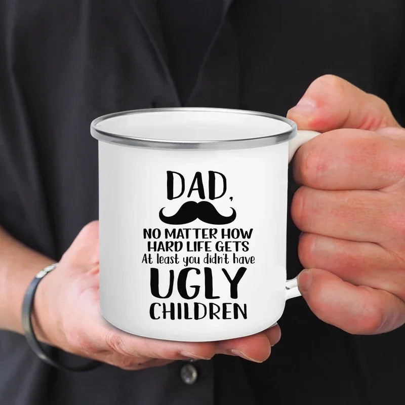 Enamel Dad Nutritional Coffee Mug
